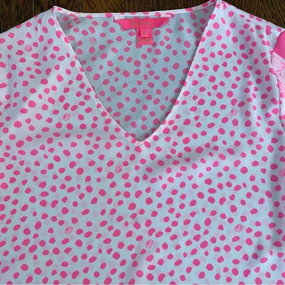 Lilly Pulitzer polka dot top size XS - Picture 4 of 4